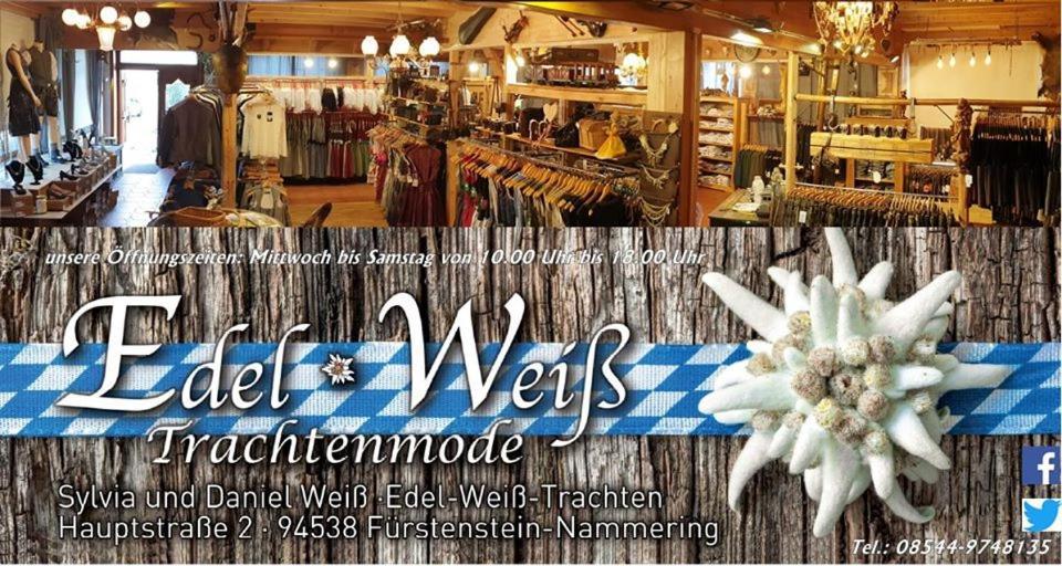 Edel Weiss Gaestezimmer Fürstenstein Exterior foto